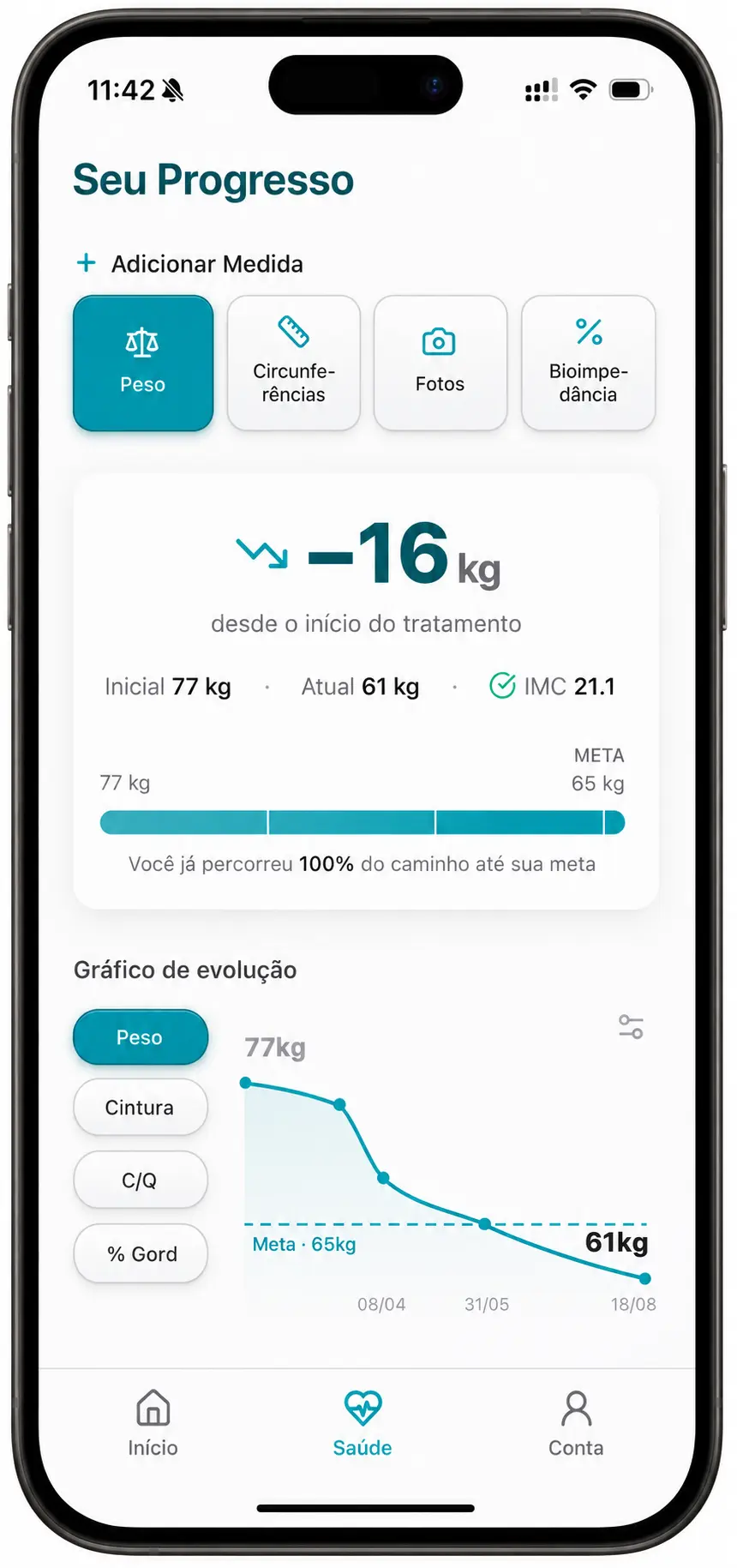 App Althera - Acompanhamento médico