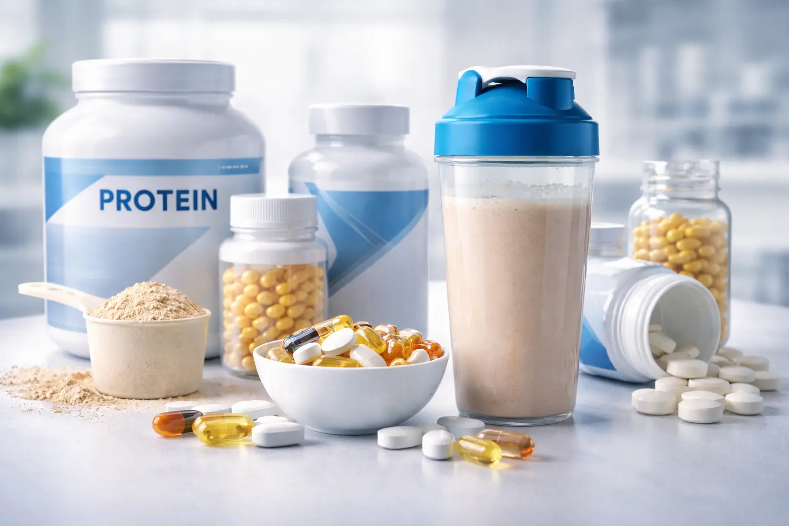 Proteína, creatina e vitaminas ao lado de canetas emagrecedoras: quando a suplementação é necessidade clínica e quando é só marketing